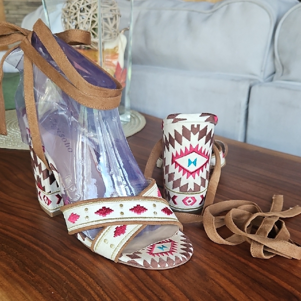 Zigi Soho Boho Heels with Straps